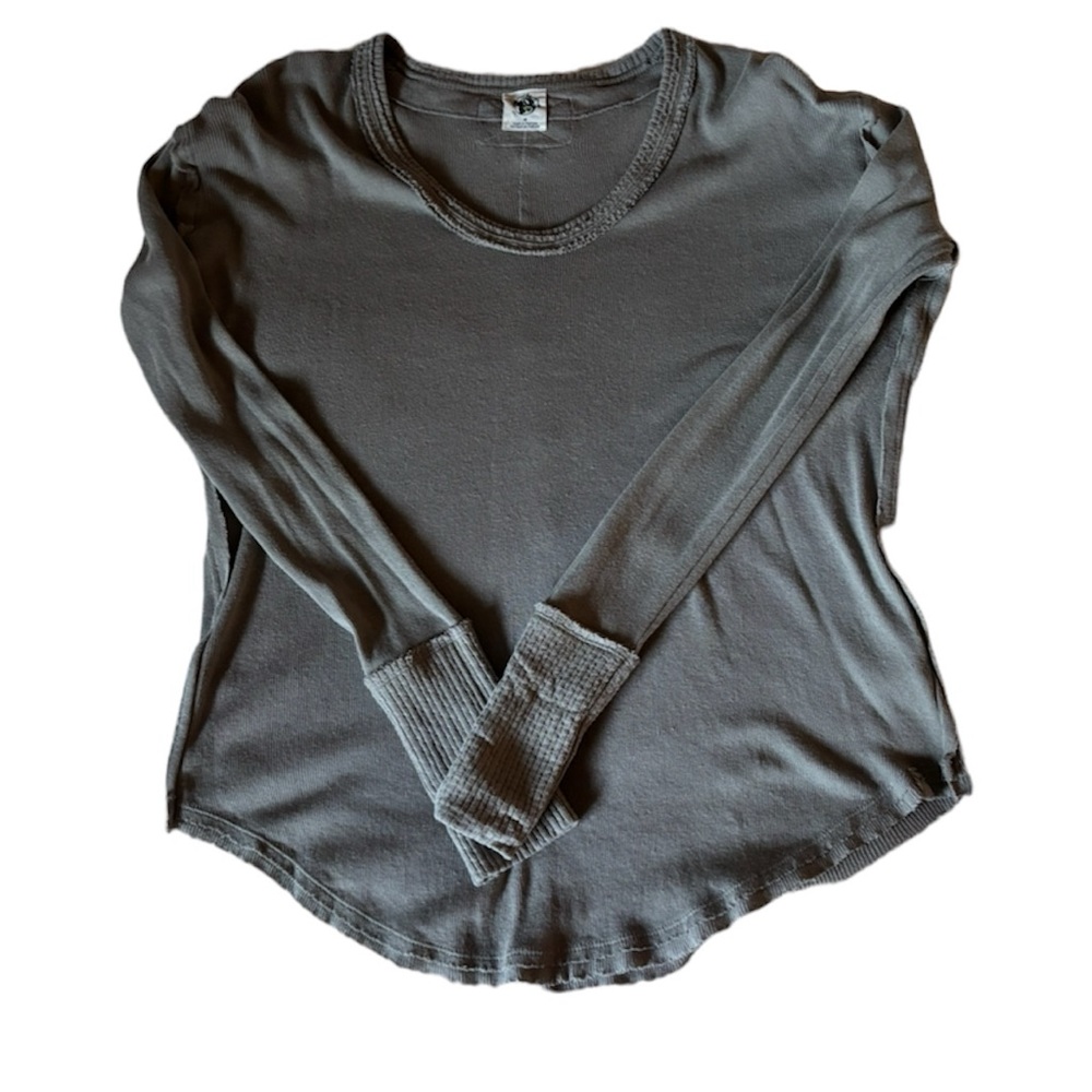 We The Free Colby Raw Edge Top